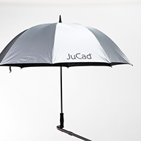 JuCad golf umbrella children_silver with UV protection_and pin_JSJ-SI